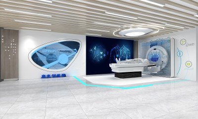 现代医疗康养展厅3D模型下载